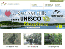 Tablet Screenshot of beaverhills.ca